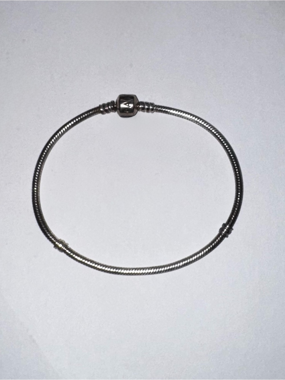 Authentic Pandora Sterling silver snake chain bracelet